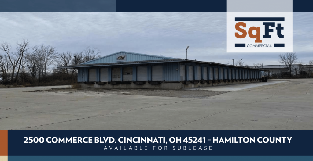 2500 Commerce Blvd, Cincinnati, OH 45241 –  Truck Court Sublease Available